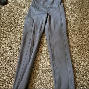 AMERICAN EAGLE Gray Women's High-Waisted Pants